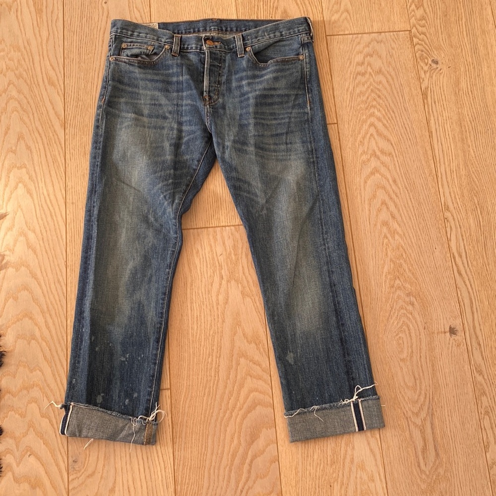 Madewell Rivet + Thread selvedge jeans